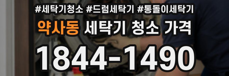 약사동 세탁기 청소 가격