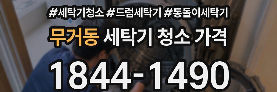 무거동 세탁기 청소 가격