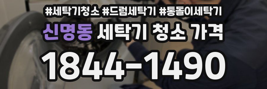 신명동 세탁기 청소 가격
