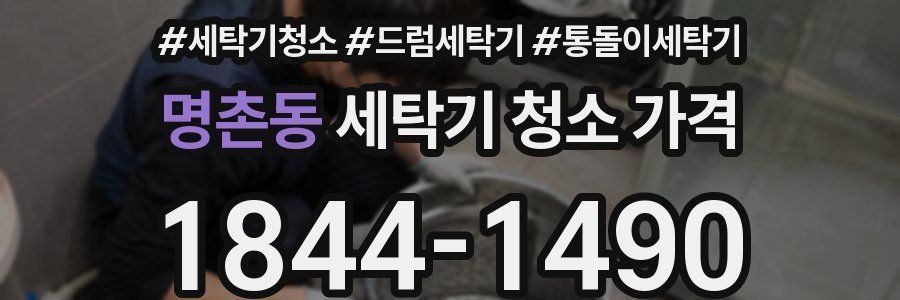 명촌동 세탁기 청소 가격