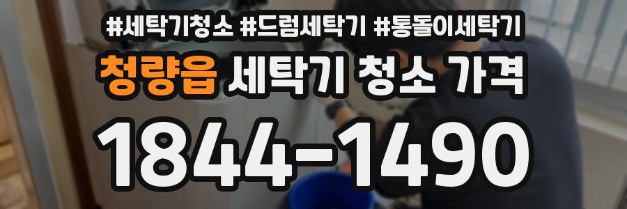 청량읍 세탁기 청소 가격