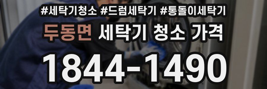 두동면 세탁기 청소 가격