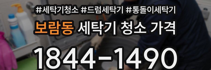 보람동 세탁기 청소 가격