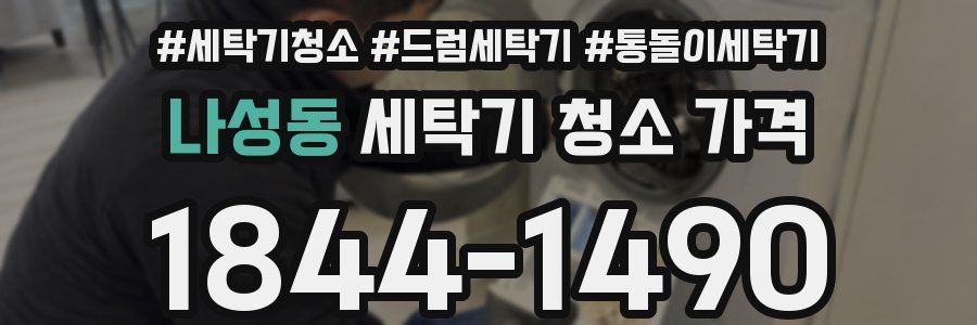 나성동 세탁기 청소 가격