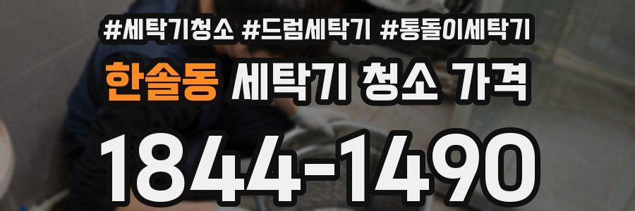 한솔동 세탁기 청소 가격