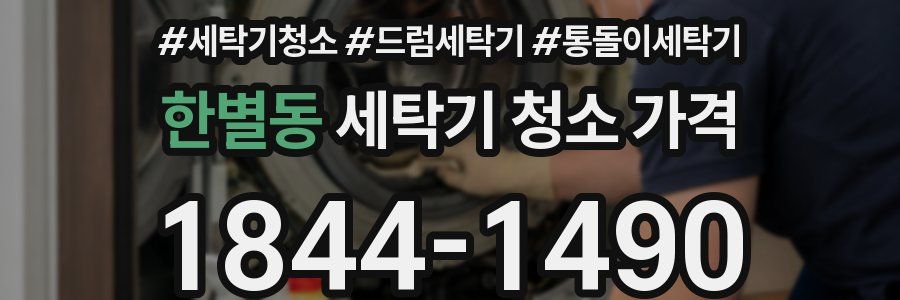 한별동 세탁기 청소 가격