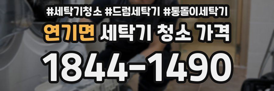 연기면 세탁기 청소 가격