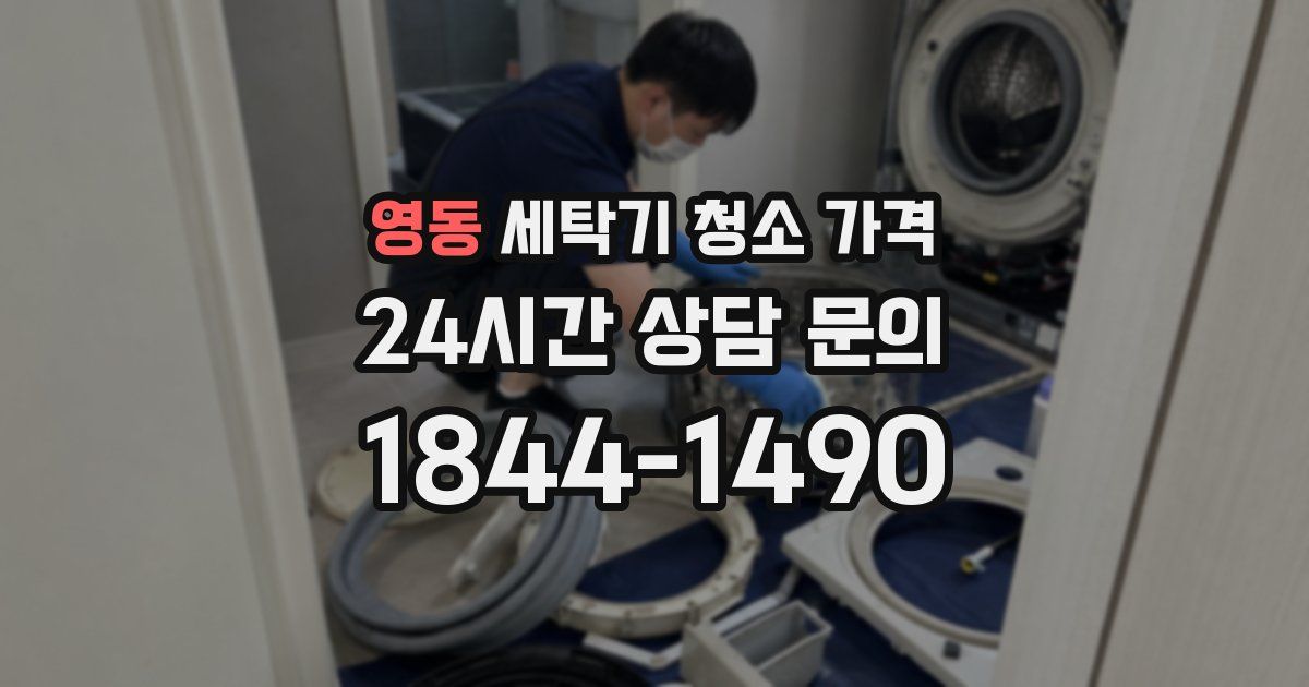 영동 세탁기 청소 가격