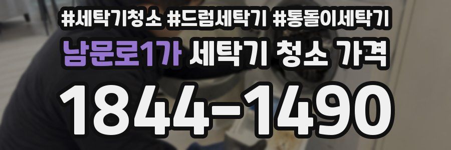 남문로1가 세탁기 청소 가격