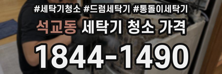 석교동 세탁기 청소 가격