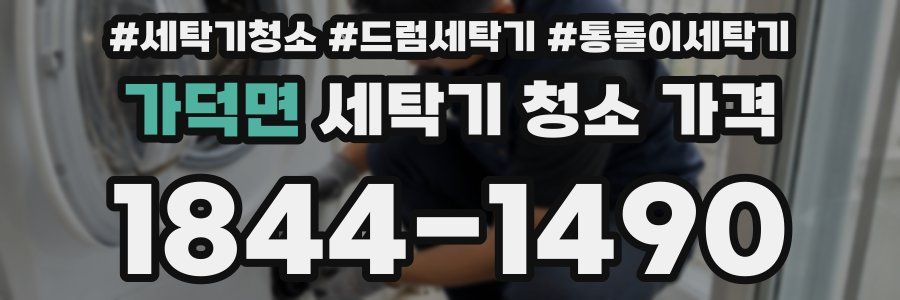 가덕면 세탁기 청소 가격