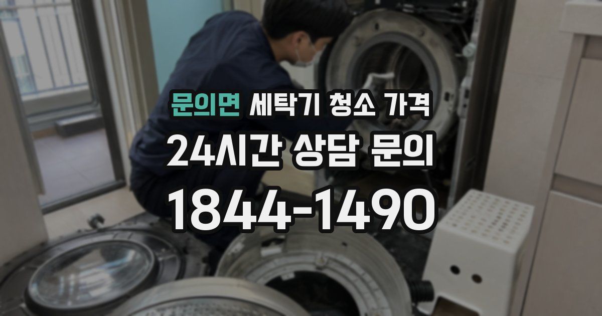 문의면 세탁기 청소 가격