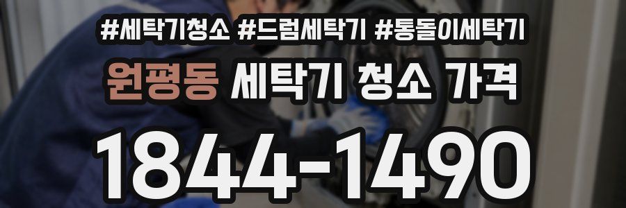 원평동 세탁기 청소 가격