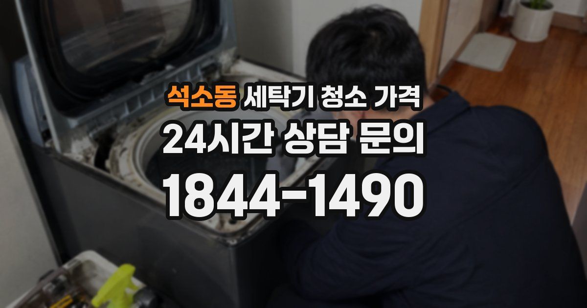 석소동 세탁기 청소 가격