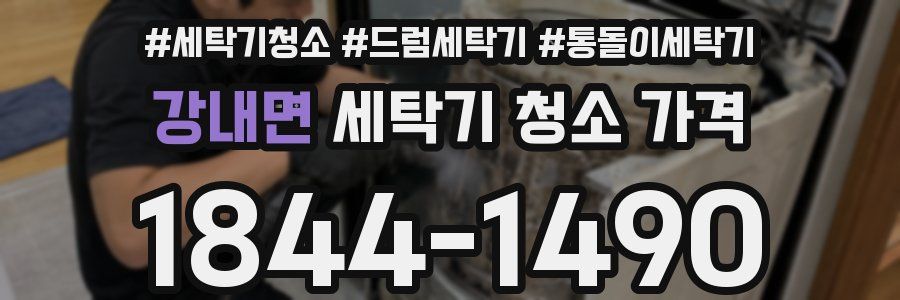 강내면 세탁기 청소 가격