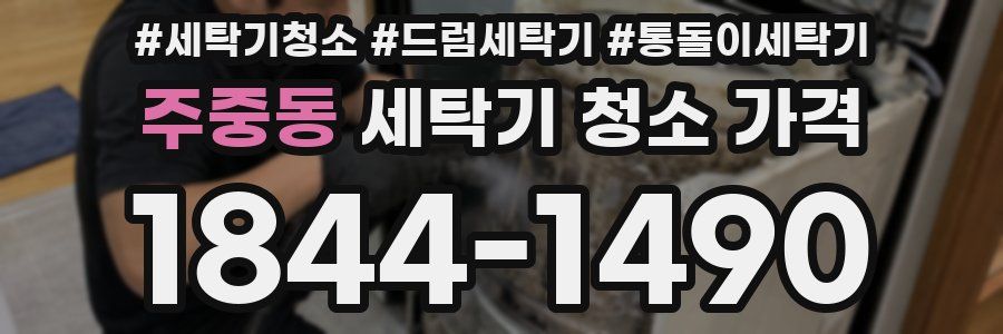 주중동 세탁기 청소 가격