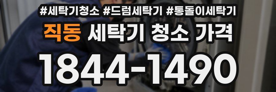 직동 세탁기 청소 가격