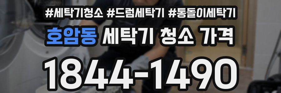 호암동 세탁기 청소 가격