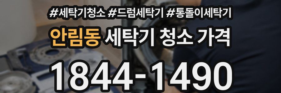 안림동 세탁기 청소 가격