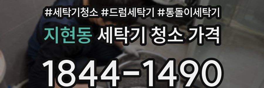 지현동 세탁기 청소 가격