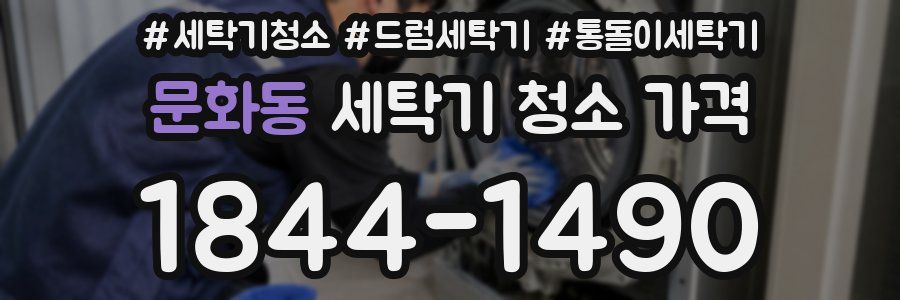 문화동 세탁기 청소 가격