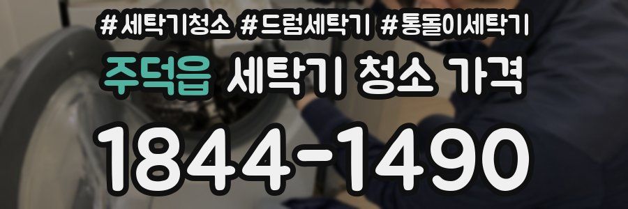 주덕읍 세탁기 청소 가격