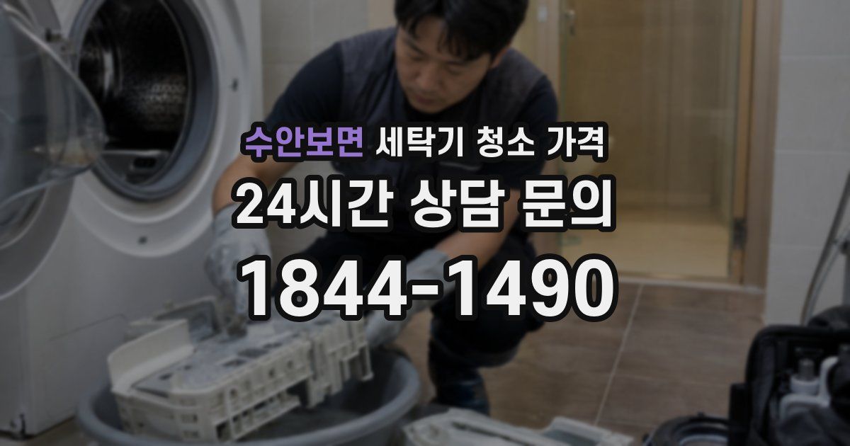 수안보면 세탁기 청소 가격