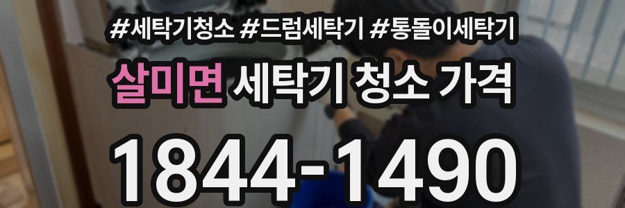 살미면 세탁기 청소 가격