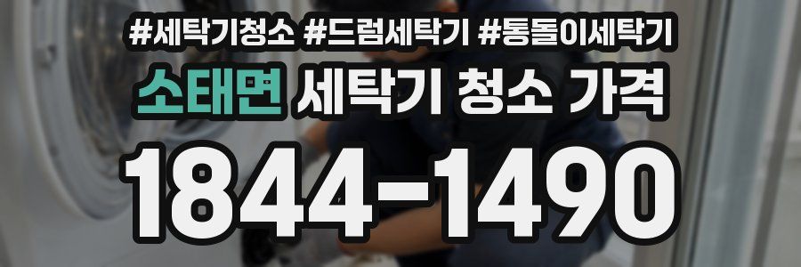 소태면 세탁기 청소 가격