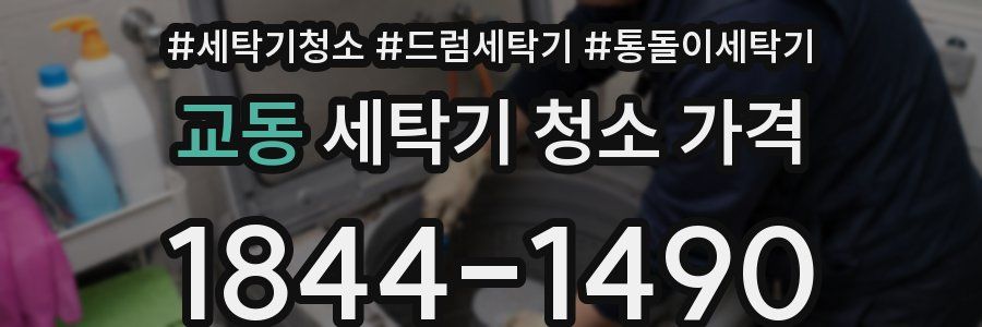 교동 세탁기 청소 가격