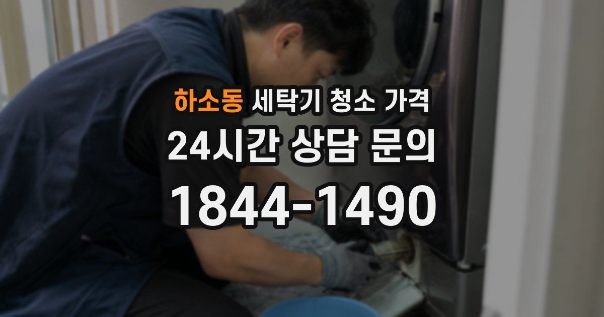 하소동 세탁기 청소 가격