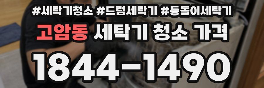 고암동 세탁기 청소 가격