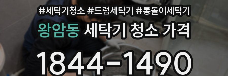 왕암동 세탁기 청소 가격