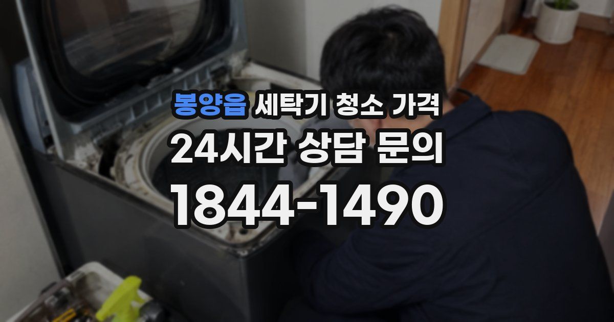 봉양읍 세탁기 청소 가격