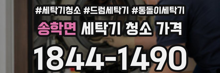 송학면 세탁기 청소 가격
