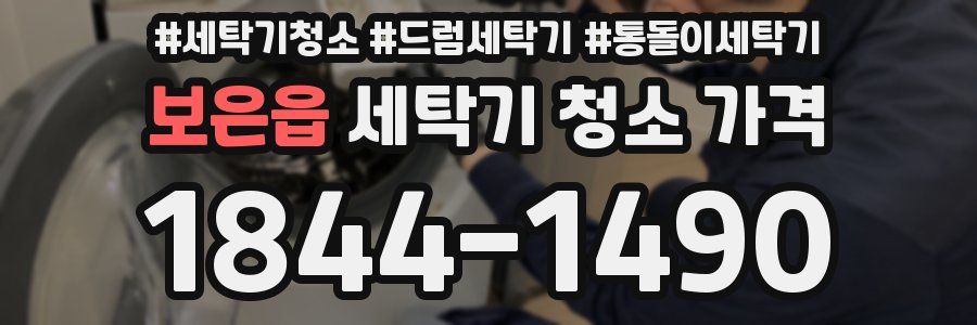 보은읍 세탁기 청소 가격