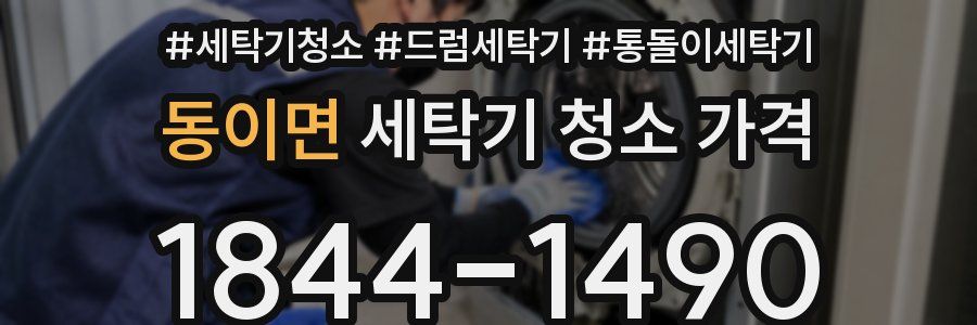 동이면 세탁기 청소 가격