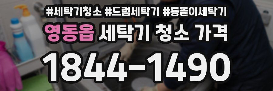 영동읍 세탁기 청소 가격