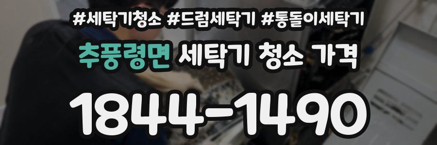 추풍령면 세탁기 청소 가격