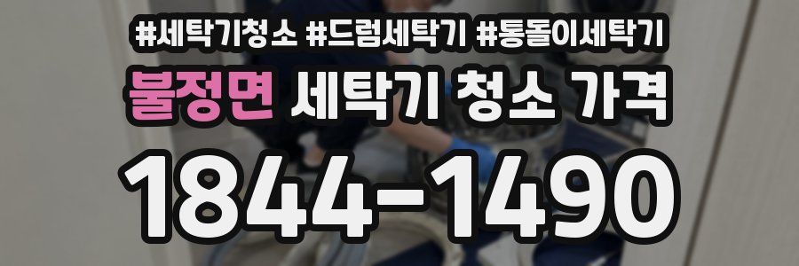 불정면 세탁기 청소 가격