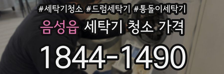 음성읍 세탁기 청소 가격
