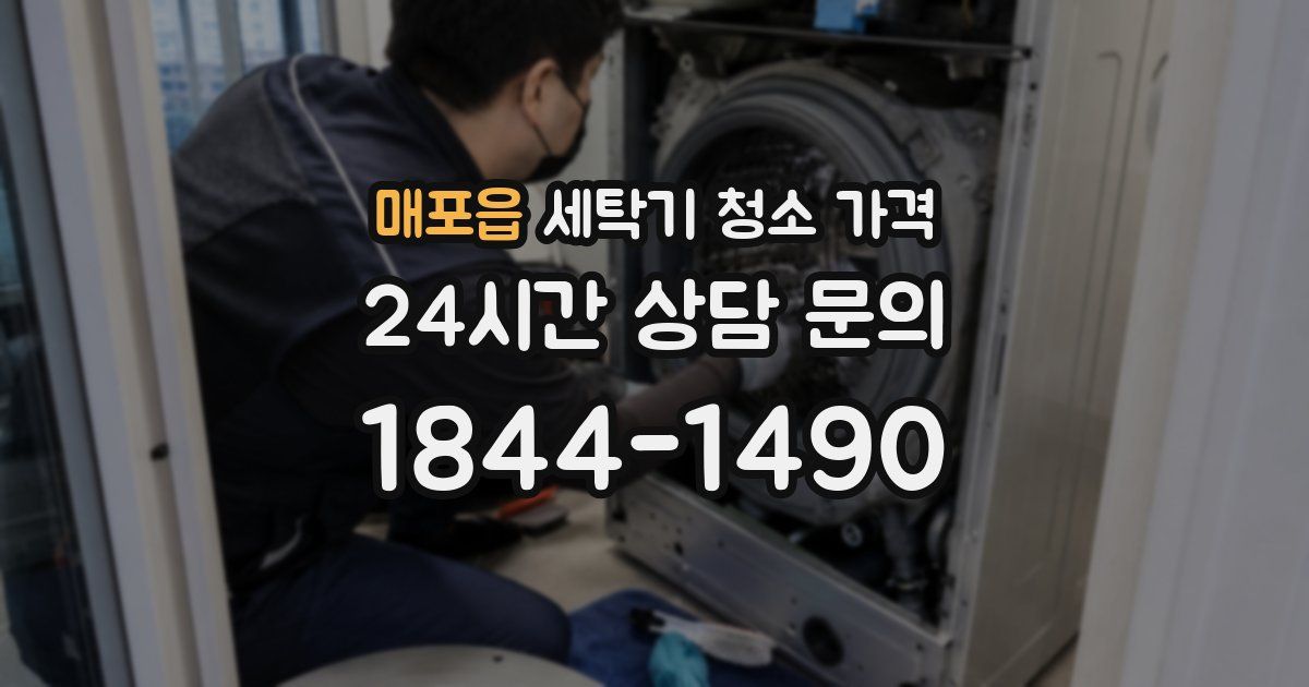 매포읍 세탁기 청소 가격
