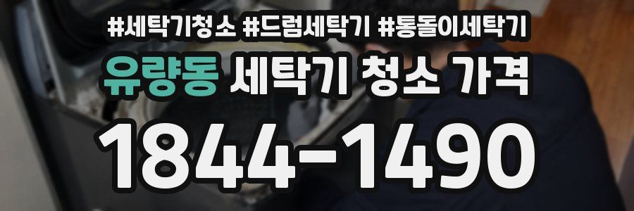 유량동 세탁기 청소 가격