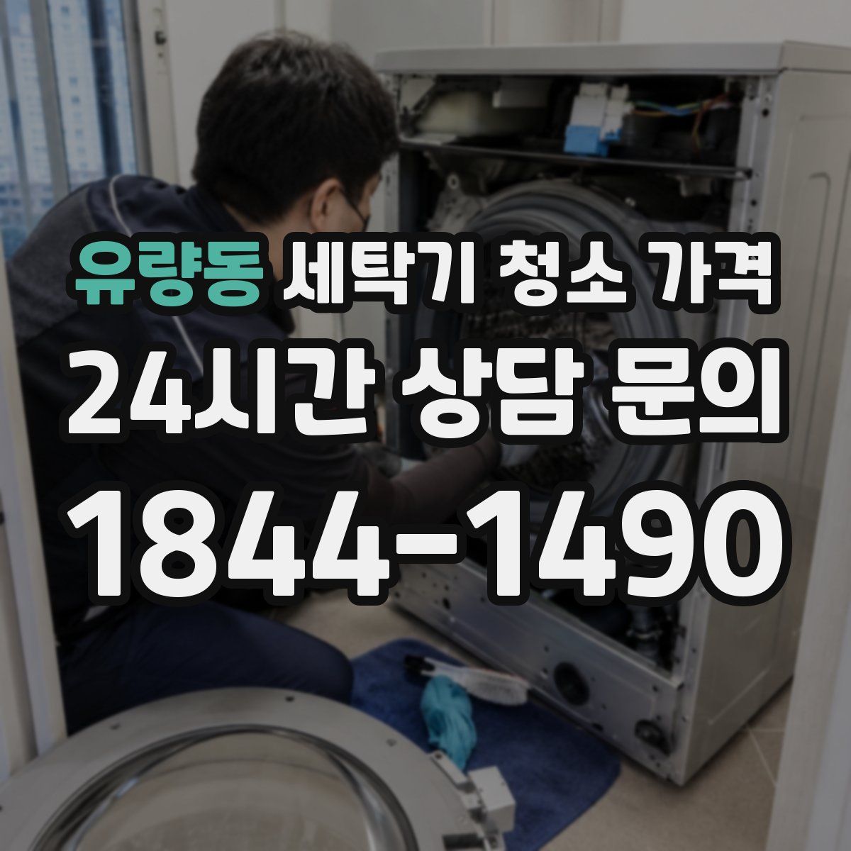 유량동 세탁기 청소 가격
