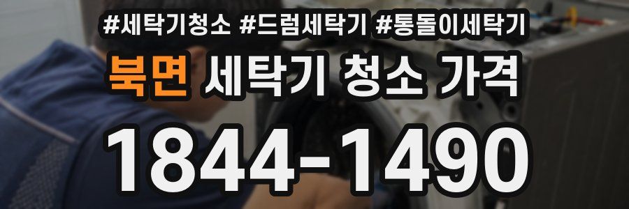 북면 세탁기 청소 가격