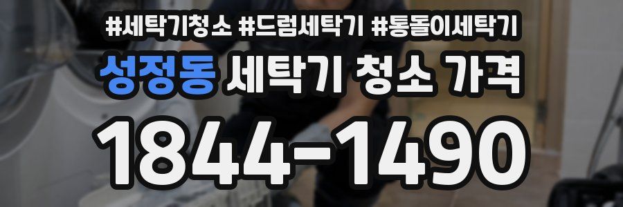 성정동 세탁기 청소 가격