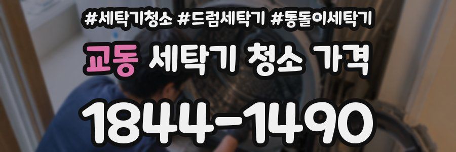 교동 세탁기 청소 가격
