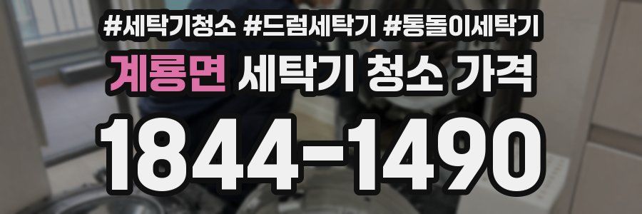 계룡면 세탁기 청소 가격