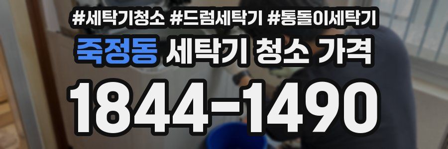 죽정동 세탁기 청소 가격