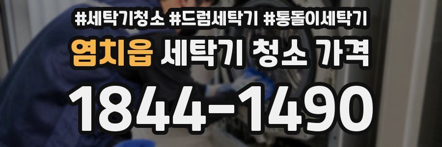 염치읍 세탁기 청소 가격